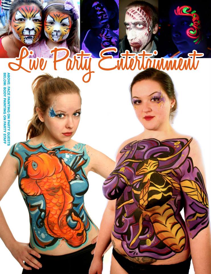Face & Body Painting: Corporate Event Entertainment Ideas