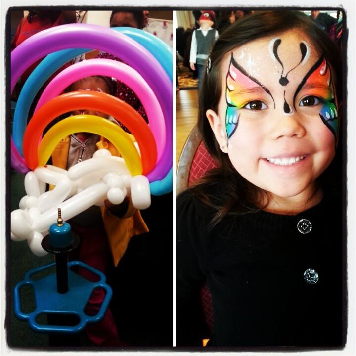 Face Painting & Balloon Twisting: Together at Last!
